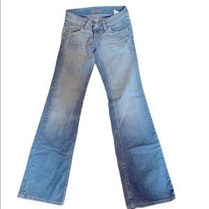 Vintage Britos Denim Jeans with paisley embroidered pockets